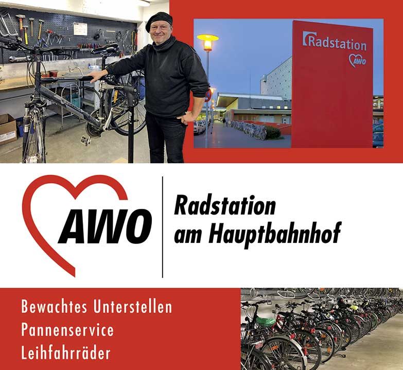 AWO-Radstation am Braunschweiger Hauptbahnhof