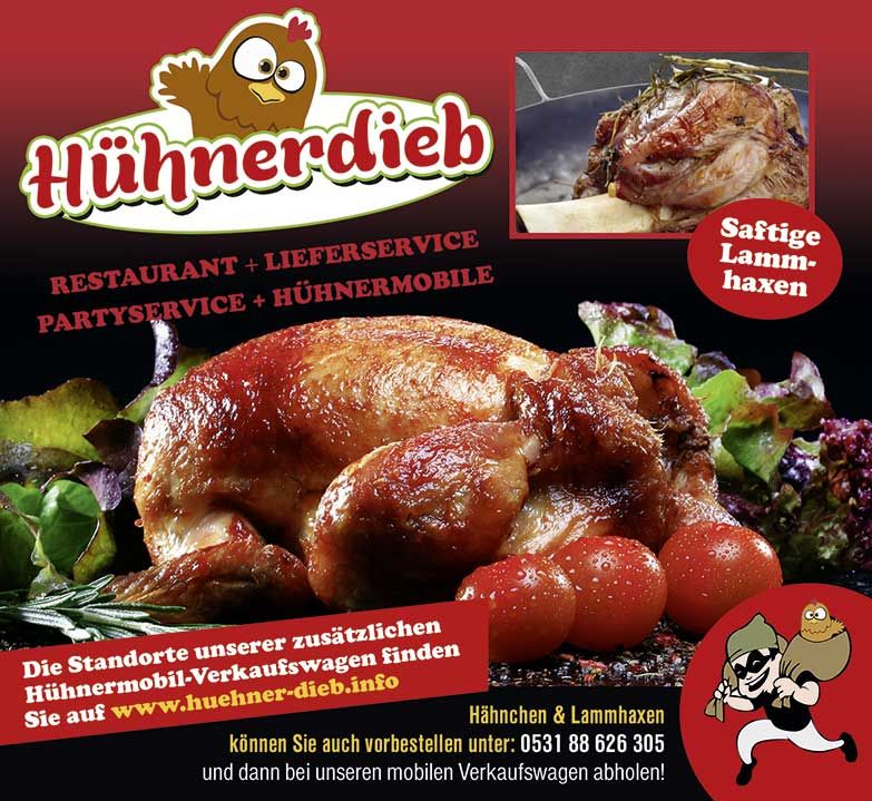 Hühnerdieb Bistro Bringdienst Braunschweig